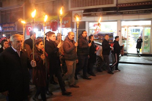 29 Ekim Cumhuriyet Bayramı'nın 99. Yıl Dönümü Dolayısıyla İlçemizde Fener Alayı Yürüyüşü Gerçekleştirildi